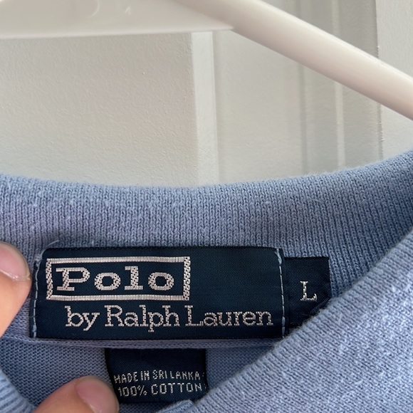 Polo by Ralph Lauren Large light blue long sleeve - Picture 2 of 5